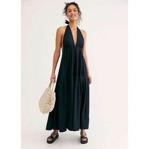 Free People Black Maxi Dress